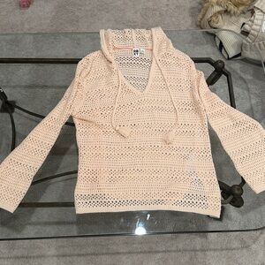 Roxy Women's Cream V-Neck Sweater